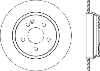 Тормозной диск OPEN PARTS BDA2040.10