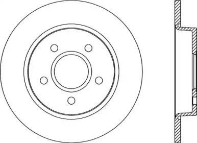 Тормозной диск OPEN PARTS BDA2041.10