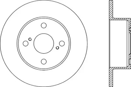 Тормозной диск OPEN PARTS BDA2044.10