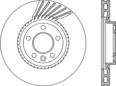 Тормозной диск OPEN PARTS BDA2061.20