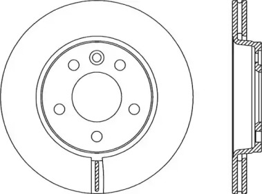 Тормозной диск OPEN PARTS BDA2062.20