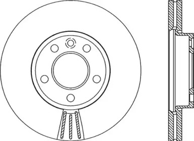 Тормозной диск OPEN PARTS BDA2063.20