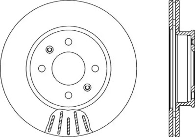 Тормозной диск OPEN PARTS BDA2132.20