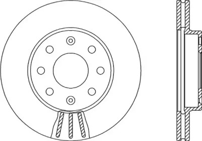 Тормозной диск OPEN PARTS BDA2145.20