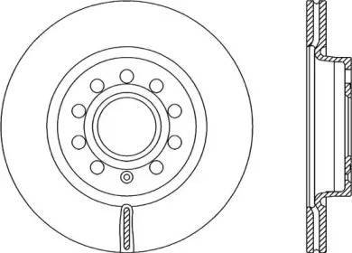 Тормозной диск OPEN PARTS BDA2150.20