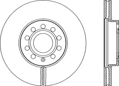 Тормозной диск OPEN PARTS BDA2151.20