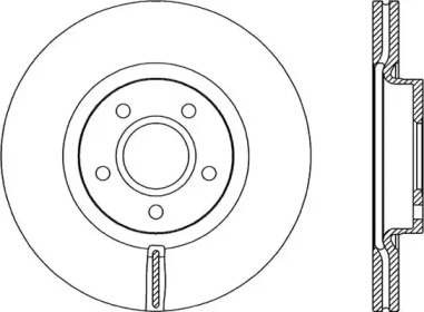 Тормозной диск OPEN PARTS BDA2153.20