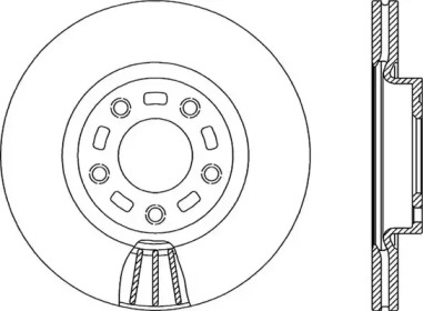 Тормозной диск OPEN PARTS BDA2156.20