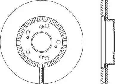 Тормозной диск OPEN PARTS BDA2162.20