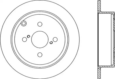 Тормозной диск OPEN PARTS BDA2169.10