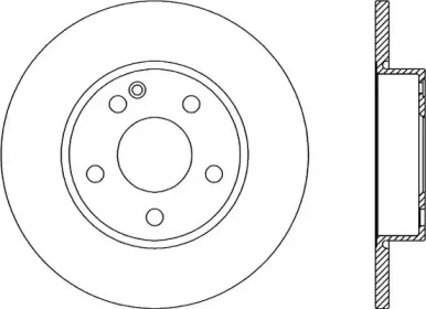 Тормозной диск OPEN PARTS BDA2173.10