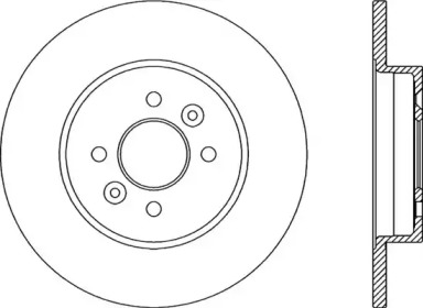 Тормозной диск OPEN PARTS BDA2183.10