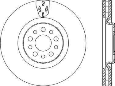 Тормозной диск OPEN PARTS BDA2191.20