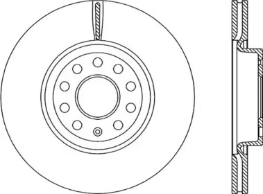 Тормозной диск OPEN PARTS BDA2207.20