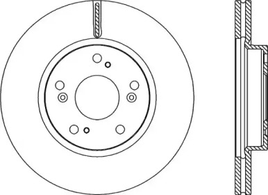 Тормозной диск OPEN PARTS BDA2218.20