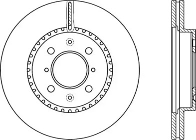 Тормозной диск OPEN PARTS BDA2233.20