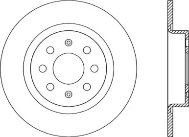 Тормозной диск OPEN PARTS BDA2249.10