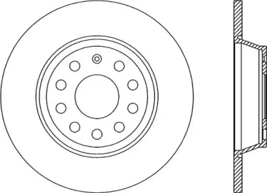 Тормозной диск OPEN PARTS BDA2263.10