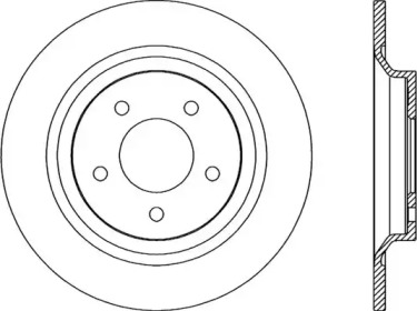 Тормозной диск OPEN PARTS BDA2264.10