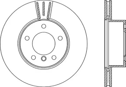 Тормозной диск OPEN PARTS BDA2275.20