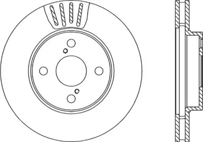 Тормозной диск OPEN PARTS BDA2292.20