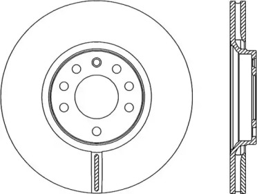 Тормозной диск OPEN PARTS BDA2301.20