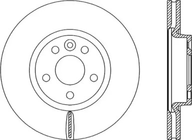 Тормозной диск OPEN PARTS BDA2304.20