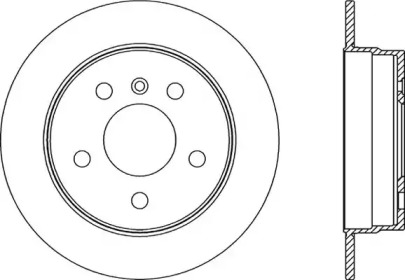 Тормозной диск OPEN PARTS BDA2311.10