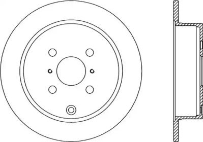 Тормозной диск OPEN PARTS BDA2312.10