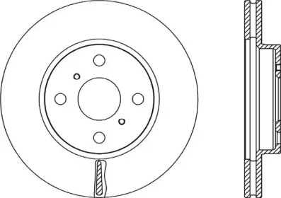 Тормозной диск OPEN PARTS BDA2315.20