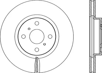 Тормозной диск OPEN PARTS BDA2316.20