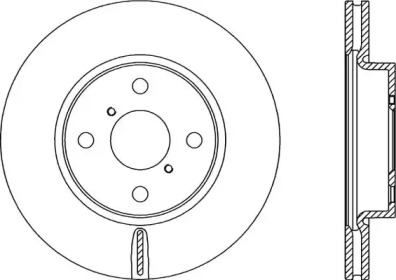 Тормозной диск OPEN PARTS BDA2317.20