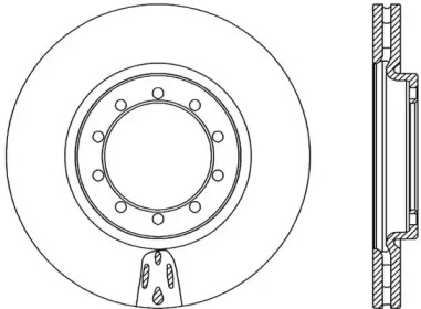 Тормозной диск OPEN PARTS BDA2319.20