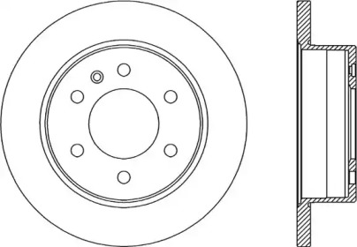 Тормозной диск OPEN PARTS BDA2325.10