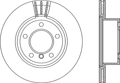 Тормозной диск OPEN PARTS BDA2329.20