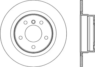 Тормозной диск OPEN PARTS BDA2335.10