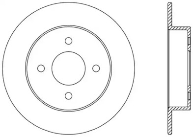 Тормозной диск OPEN PARTS BDA2345.10