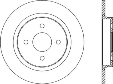 Тормозной диск OPEN PARTS BDA2346.10