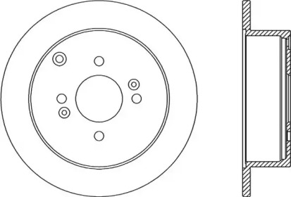 Тормозной диск OPEN PARTS BDA2354.10