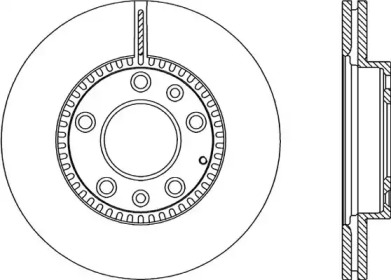 Тормозной диск OPEN PARTS BDA2356.20