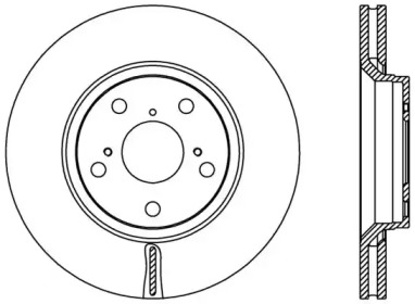 Тормозной диск OPEN PARTS BDA2365.20