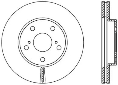 Тормозной диск OPEN PARTS BDA2377.20