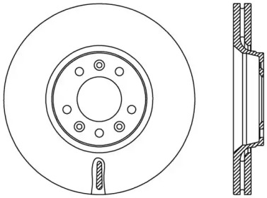 Тормозной диск OPEN PARTS BDA2383.20