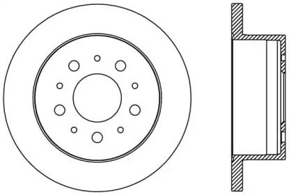 Тормозной диск OPEN PARTS BDA2384.10