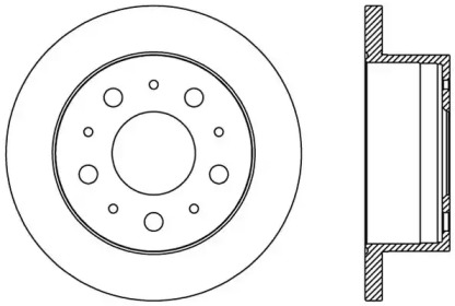 Тормозной диск OPEN PARTS BDA2385.10