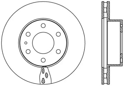 Тормозной диск OPEN PARTS BDA2390.20