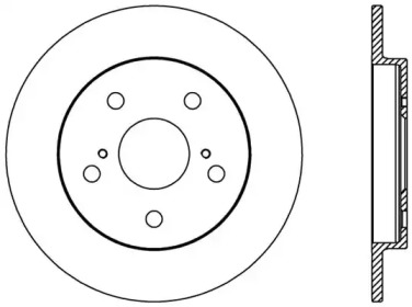 Тормозной диск OPEN PARTS BDA2397.10