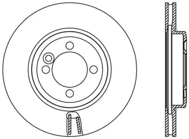 Тормозной диск OPEN PARTS BDA2399.20