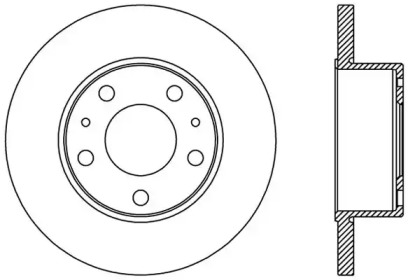 Тормозной диск OPEN PARTS BDA2437.10