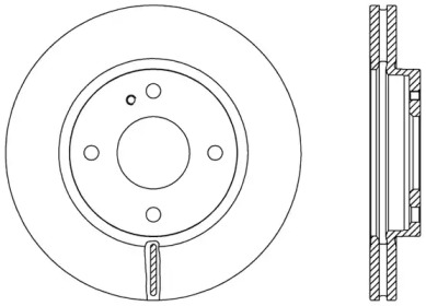 Тормозной диск OPEN PARTS BDA2454.20